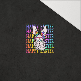 HAPPY EASTER / neon - panel (60cm x 50cm) Hydrophobic brushed knit