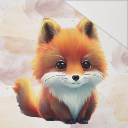 BABY FOX - panel (75cm x 80cm) Hydrophobic brushed knit