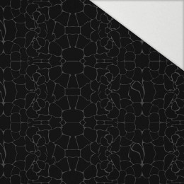 WATER WORLD (BACKGROUND) / black - Hydrophobic brushed knit