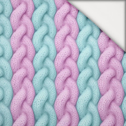 IMITATION PASTEL SWEATER PAT. 4 - light brushed knitwear