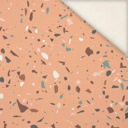 TERRAZZO PAT. 6 / peach fuzz - Linen 100%