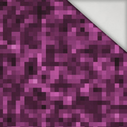 PIXELS pat. 2 / purple  - lycra 300g