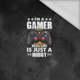 GAMER / black - panel (75cm x 80cm) Thermo lycra