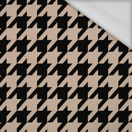 BLACK HOUNDSTOOTH / BEIGE - Thermo lycra