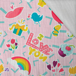 COLORFUL STICKERS PAT. 5 - Cotton muslin