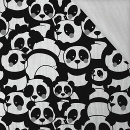 PANDAS / grey - Cotton muslin