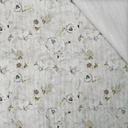 WHITE FLOWERS PAT. 1 - Cotton muslin