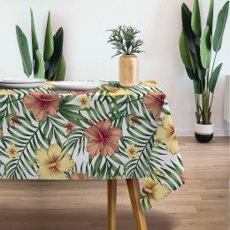 HIBISCUS - Woven Fabric for tablecloths