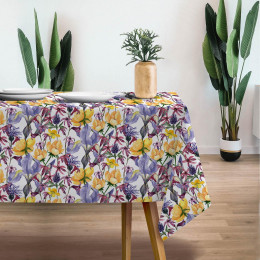 IRISES (IN THE MEADOW) - Woven Fabric for tablecloths