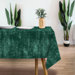 GRUNGE (bottled green) - Woven Fabric for tablecloths