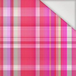 PINK CHECK PAT. 3 - Nylon fabric Pumi