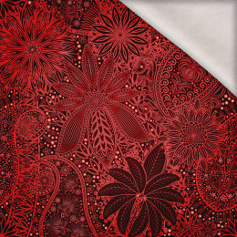 RED LACE - brushed knitwear with elastane ITY
