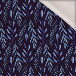BLUE LEAVES pat. 4 - brushed knitwear with elastane ITY
