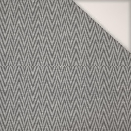 HERRINGBONE / NIGHT CALL / grey - PERKAL Cotton fabric