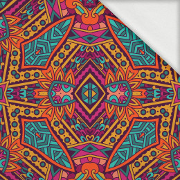 COLORFUL MANDALA pat. 1 - looped knit fabric with elastane ITY