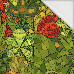FLOWER JUNGLE - looped knit fabric with elastane ITY