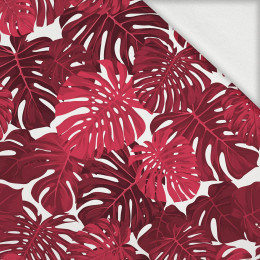 MONSTERA 2.0 / viva magenta - looped knit fabric with elastane ITY