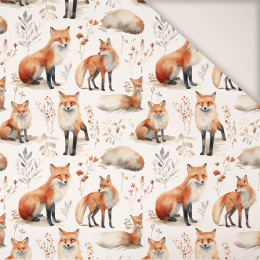 PASTEL FOX PAT. 2 - PERKAL Cotton fabric