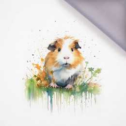 WATERCOLOR GUINEA PIG - panel (75cm x 80cm)  softshell 