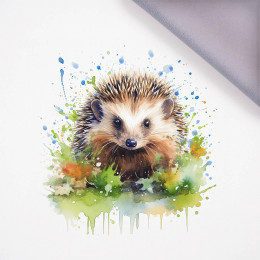 WATERCOLOR HEDGEHOG - panel (75cm x 80cm)  softshell 