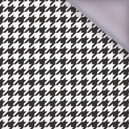 BLACK HOUNDSTOOTH / WHITE - softshell