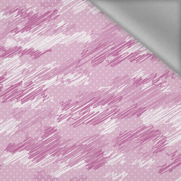 CAMOUFLAGE - scribble / fuchsia - softshell