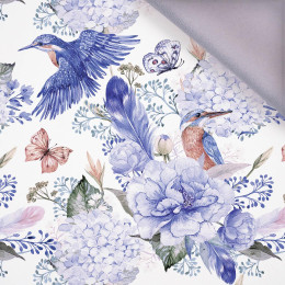 KINGFISHERS AND LILACS (KINGFISHERS IN THE MEADOW) (Very Peri) - softshell