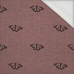 MOTHS / NIGHT CALL / rose quartz - looped knit fabric