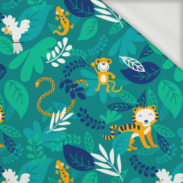 JUNGLE / animals - looped knit 