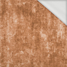 GRUNGE (caramel) - looped knit fabric