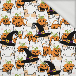 HALLOWEEN CATS PAT. 1 - looped knit fabric
