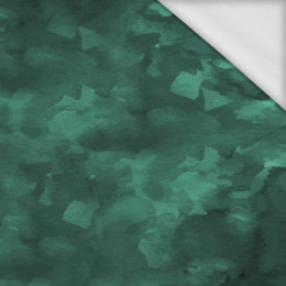 CAMOUFLAGE pat. 2 / bottled green - looped knit fabric