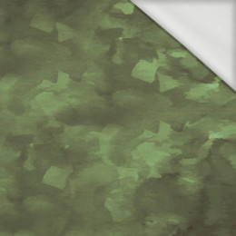 CAMOUFLAGE pat. 2 / olive - looped knit fabric