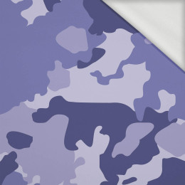 CAMOUFLAGE PAT. 3 / Very Peri - looped knit fabric