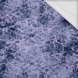 OCEAN pat. 2 (Very Peri) - looped knit fabric