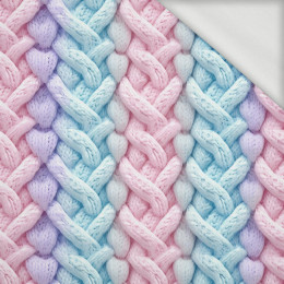 IMITATION PASTEL SWEATER PAT. 3 - looped knit fabric