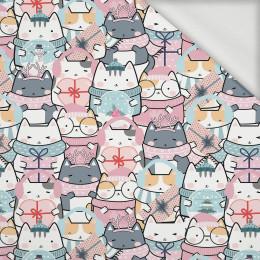 WINTER CATS WZ. 2 - looped knit fabric