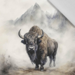 BISON - panel (60cm x 50cm) Cotton woven fabric