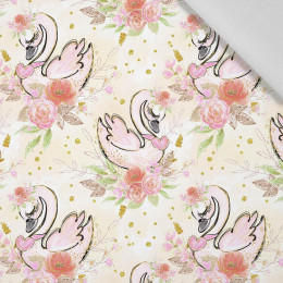 SWANS - Cotton woven fabric