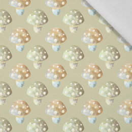 FLY AGARICS (FOREST ANIMALS) - Cotton woven fabric