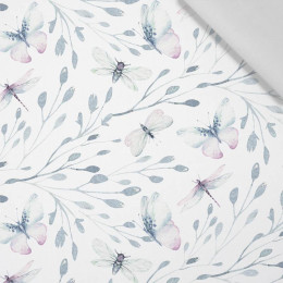 BUTTERFLIES MIX PAT. 3 (WATER-COLOR BUTTERFLIES) - Cotton woven fabric