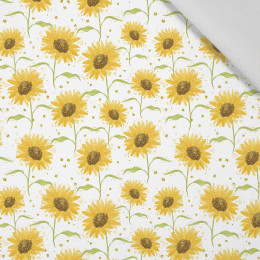 SUNFLOWERS PAT. 7 (CUTE BUNNIES) - Cotton woven fabric
