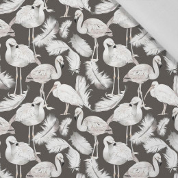 WHITE BIRDS - Cotton woven fabric