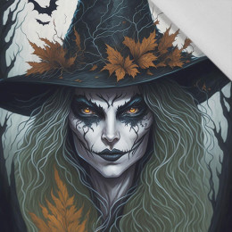 WITCH - panel (60cm x 50cm) Cotton woven fabric