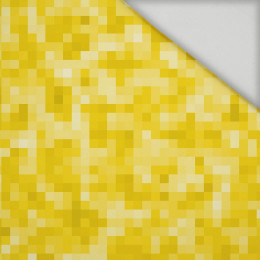 PIXELS pat. 2 / lemon - quick-drying woven fabric