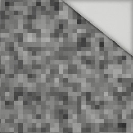 PIXELS pat. 2 / grey - quick-drying woven fabric