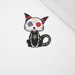 CAT FALCO (DIA DE LOS MUERTOS) - SINGLE JERSEY PANEL 50cm x 60cm