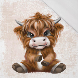 BABY BULL - PANEL (60cm x 50cm) SINGLE JERSEY