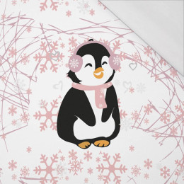 PENGUIN 2.0 / rose quartz - SINGLE JERSEY PANORAMIC PANEL 