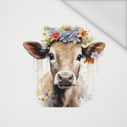 WATERCOLOR COW - panel (60cm x 50cm) Waterproof woven fabric